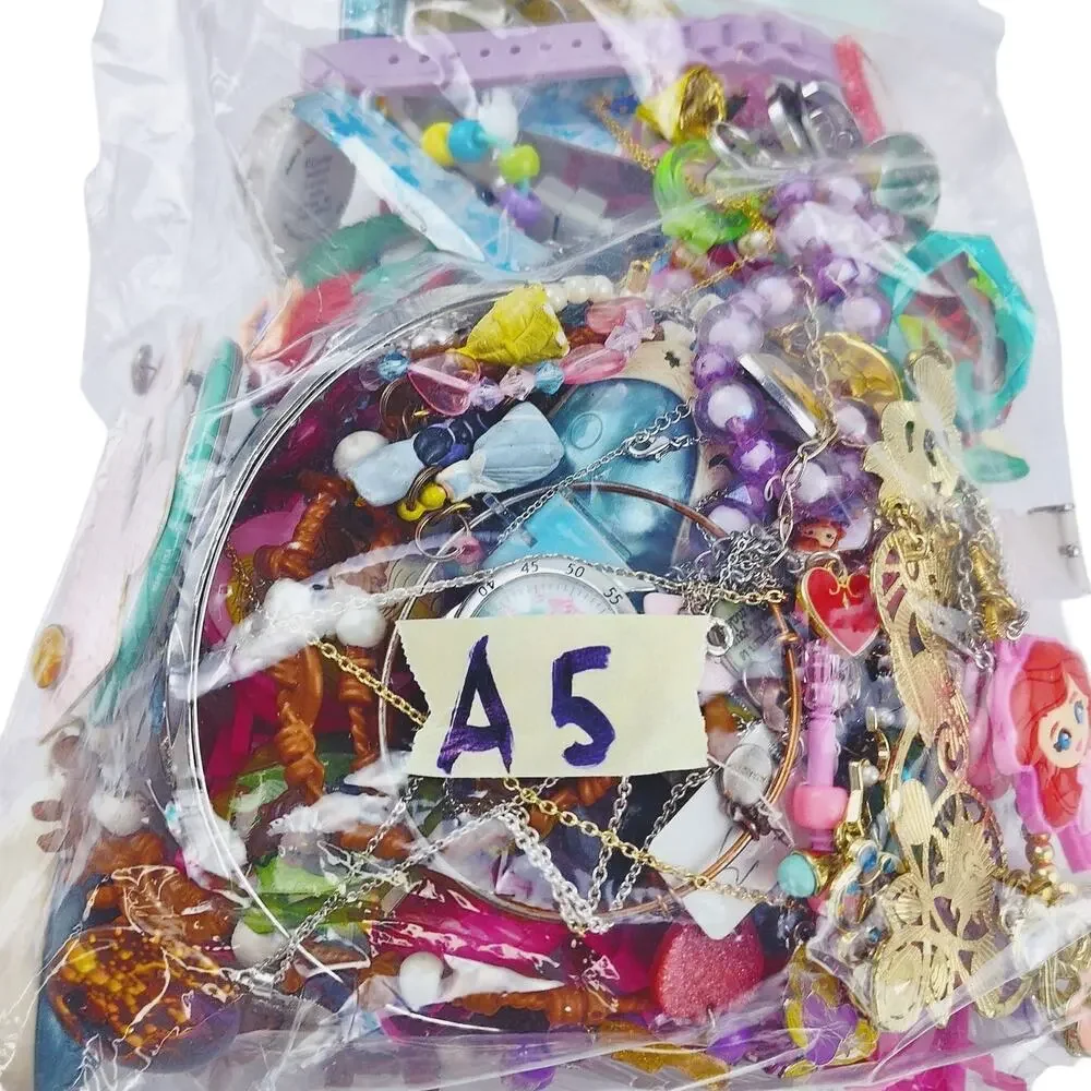 Disney Princess Mystery Kids Jewelry Bundle – 1.14 Pounds AS-IS Lot A5